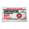 Primrose Plastics CONTRACTOR BAGS 20PK CLR 19045